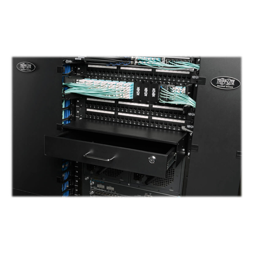Tripp Lite SRDRAWER2U SmartRack 2U Locking Rack-Mount Storage Drawer. Type: Rack cabinet, Housing material: Steel, Product