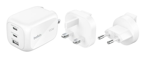Belkin WCH016hqWH. Charger type: Drinnen, Energiequelle: AC, Charger compatibility: Universal, USB Typ-C Anzahl Anschlüsse