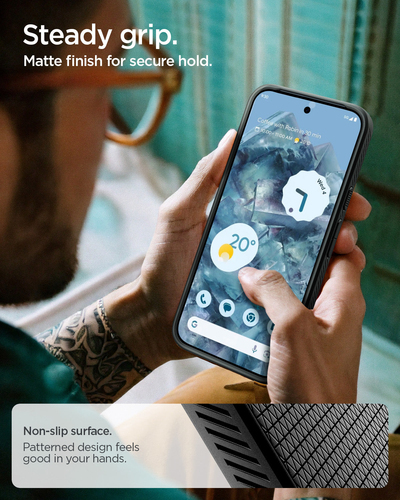 Spigen Liquid Air Pixel 10a Case Matte Black. Case type: Cover, Brand compatibility: Google, Compatibility: Pixel 10a, Max