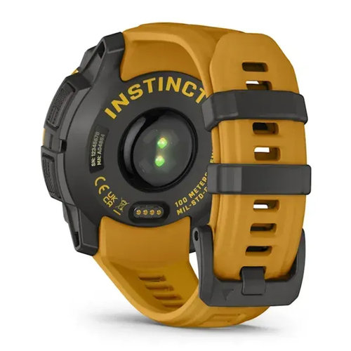 Garmin Instinct 3. Display diagonal: 3.05 cm (1.2"), Display resolution: 176 x 176 pixels, Touchscreen. RAM capacity: 128 