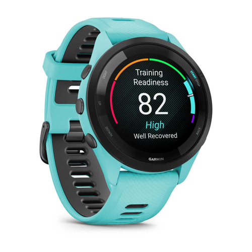 Garmin Forerunner 265. Display diagonal: 3.3 cm (1.3"), Display technology: AMOLED, Display resolution: 416 x 416 pixels, 