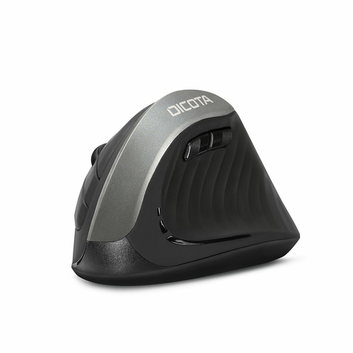 Dicota Relax Maus - Funkfrequenz - USB Typ-A - Optisch - 5 Taste(n) - Schwarz - Kabellos - 10 m - 1600 dpi Auflösung - Scr