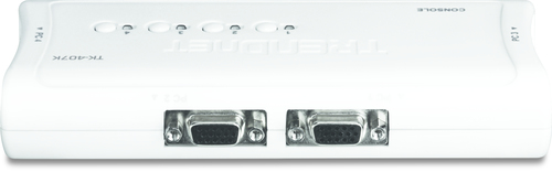 Trendnet TK-407K. Tastatur Porttyp: USB, Maus-Porttyp: USB, Video Porttyp: VGA. Maximale Auflösung: 2048 x 1536 Pixel, Sca