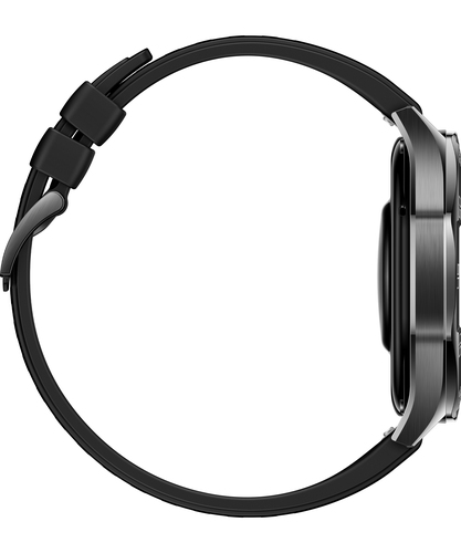 Huawei GT 5 Smart Watch - 46 mm Case Width - Black Body Color - Black Band Color - Stainless Steel Case Material - Fluoroe