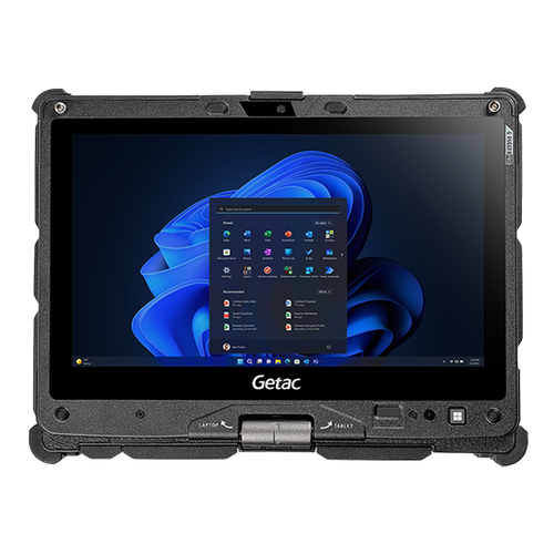 Getac V110 G7. Product type: Hybrid (2-in-1), Form factor: Convertible (Fold-back screen). Processor family: Intel® Core™ 