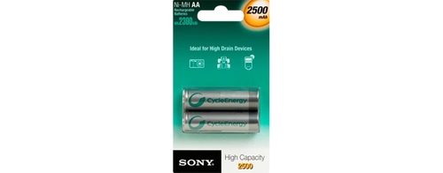 1.2V AA MIGNON 2500MAH .