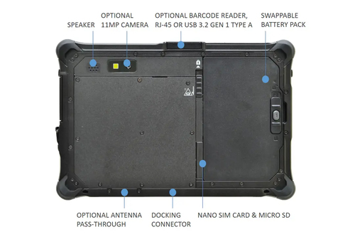 Durabook R8. Display diagonal: 20.3 cm (8"), Display resolution: 1280 x 800 pixels. Internal storage capacity: 128 GB. Pro
