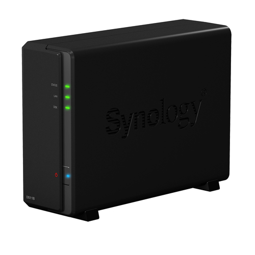 Synology DiskStation DS118, NAS, Compacto, Realtek, RTD1296, 1 GB, DDR4