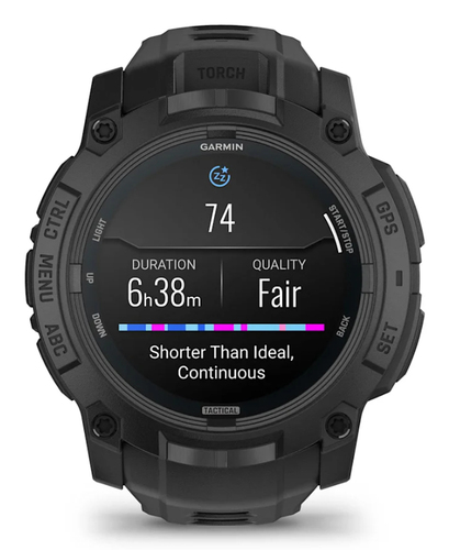 Garmin Instinct 3 Tactical Edition. Display diagonal: 3.3 cm (1.3"), Display technology: AMOLED, Display resolution: 416 x