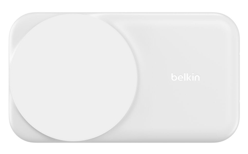 Belkin UltraCharge Induktionsladegerät - Weiß - für Qi2-fähiges Gerät, iPhone, AirPod, Smartwatch - Eingangsstecker: USB -