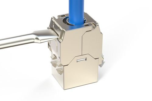 Digitus DN-93615-S-8. Construction type: Flach, Produktfarbe: Silber, Anschluss 1: RJ-45. Paketbreite: 120 mm, Pakettiefe: