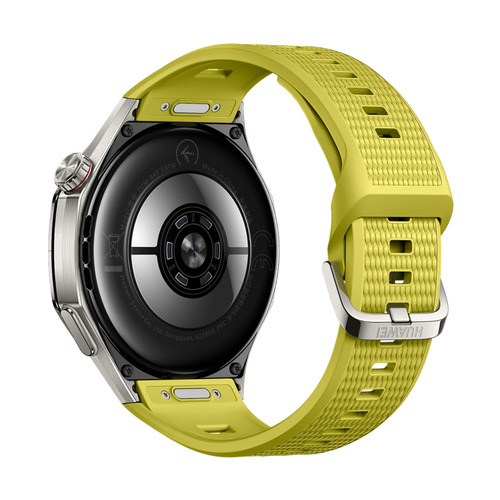 Huawei WATCH GT 7 Pro Smartwatch - Gelb Band Color - Titanlegierung Gehäusematerial - Fluorelastomer Band Material - Besch