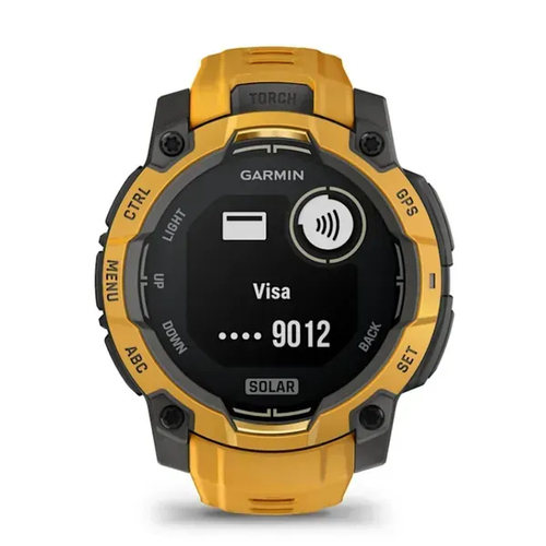 Garmin Instinct 3. Display diagonal: 3.05 cm (1.2"), Display resolution: 176 x 176 pixels, Touchscreen. RAM capacity: 128 