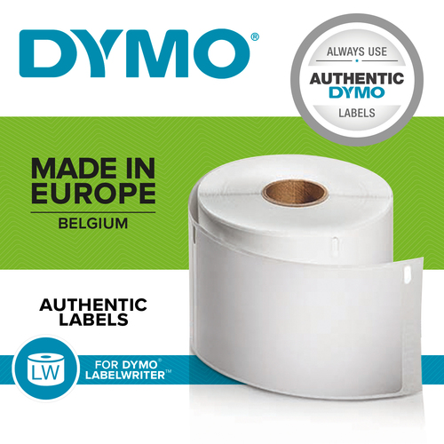 Adressetikett Dymo 11352 - 25 mm Breite x 54 mm Länge - Rechteck - Thermodirekt - Weiß - Papier - 500 / Rolle - 500 Gesamt