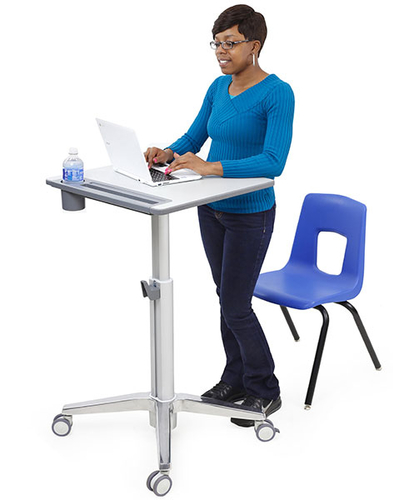 Ergotron LearnFit. Product colour: Silver, Maximum weight capacity: 6.8 kg, Table top shape: Square shape. Weight: 14.2 kg