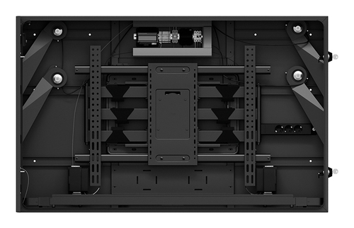 HAGOR Displaygehäuse - 139,7 cm (55 Zoll) - Querformat - Glas, Blech - Schwarz, Anthrazit