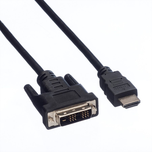 Value 1,50 m DVI-D/HDMI Videokabel - Cable for Ultrabook, Notebook, PC, Monitor, TV, Projektor, Fernsehen, Computer, Blu-r