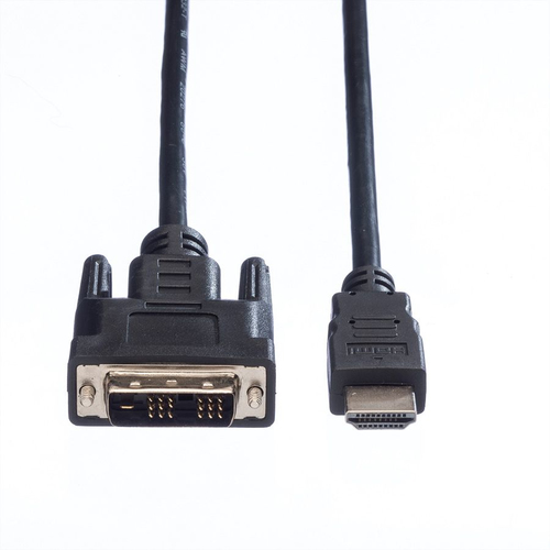 Value 1,50 m DVI-D/HDMI Videokabel - Cable for Ultrabook, Notebook, PC, Monitor, TV, Projektor, Fernsehen, Computer, Blu-r