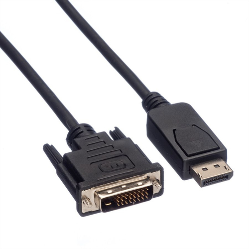 Value 1,50 m DisplayPort/DVI-D Videokabel - Cable for Display, Computer, Monitor, Heimkinosystem, Grafikkarte, Videogerät 