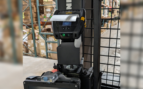 KIT - ZQ630 PRINTER MOUNT WITH 4IN FAN FOLD LABEL MOUNT