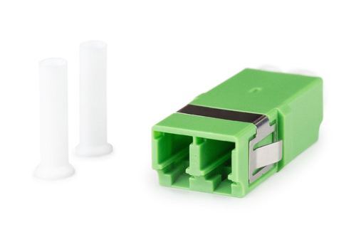 Digitus Fiber optic coupling, LC/APC, duplex, without flange. Connector type: LC/APC, Connector gender: Female, Product co