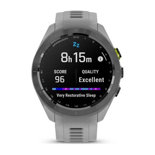 Garmin Approach S70 - 42 mm. Display diagonal: 3.05 cm (1.2"), Display technology: AMOLED, Display resolution: 390 x 390 p