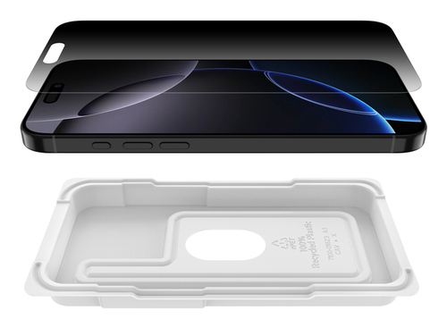 Belkin ScreenForce InvisiGlass 9H Glas, Gehärtetes Glas Bildschirmschutz für Apple iPhone 16 Pro Max - für OLED iPhone 16 