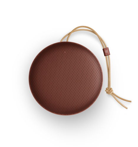 B&O Beosound A1 3rd Gen Bluetooth Speaker System - 60 W RMS - Rustic Red - Wall Mountable - Tabletop - Battery Rechargeable