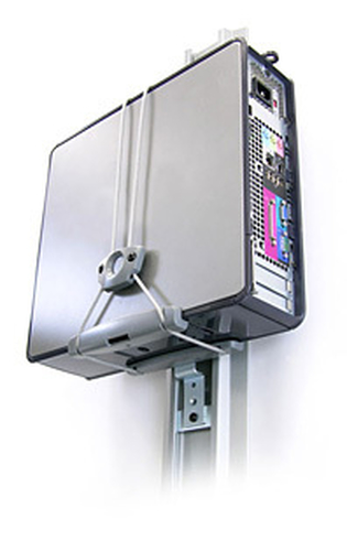 Ergotron Computerhalterung für CPU, Computer, Montagearm, Cart, Medizinischer Wagen, Workstation, Wandhalterung - max. 22,