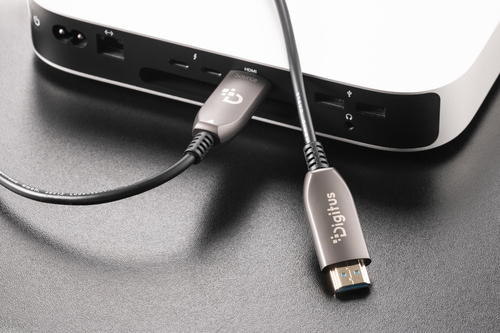 Digitus 100 m Hybrid-Glasfaserkabel AV-Kabel - 1 Stück - Cable for Audio-/Video-Gerät, Digital-Signage-Display, HDTV, Disp