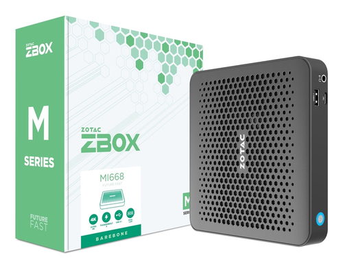 Zotac ZBOX edge ZBOX-MI668-BE Barebone-System - Mini-PC - Core i7 13. Gen. i7-1360P 2,20 GHz Dodeca-Core - Intel Chip - 64