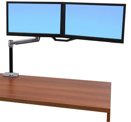 Ergotron LX Series LX HD Sit-Stand. Maximum weight capacity: 13.6 kg, Maximum screen size: 116.8 cm (46"). Height adjustme