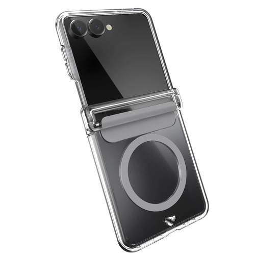 Tech21 EvoClear Magnet. Case type: Cover, Brand compatibility: Samsung, Compatibility: Galaxy Z Flip8, Maximum screen size