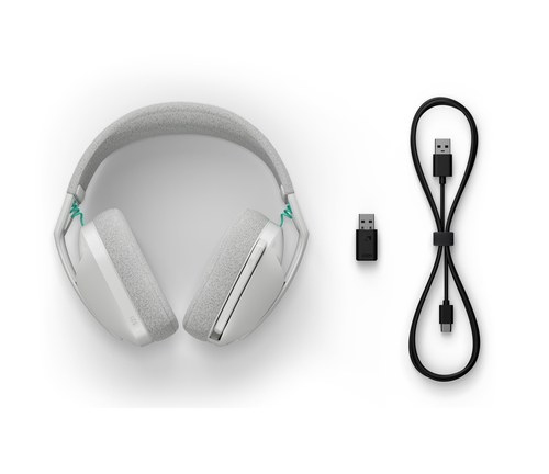 Logitech G G321 LIGHTSPEED Bluetooth, headset sem fios para jogos, conforto e ajuste dinâmicos, microfone extensível de 16