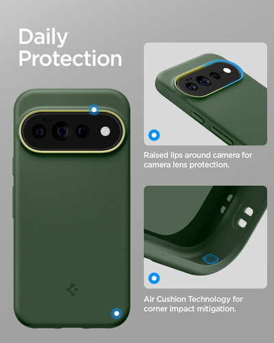 Spigen Nano Pop Case for Google Pixel 11 Pro XL Smartphone - Avo Green - Wireless Charging Compatible