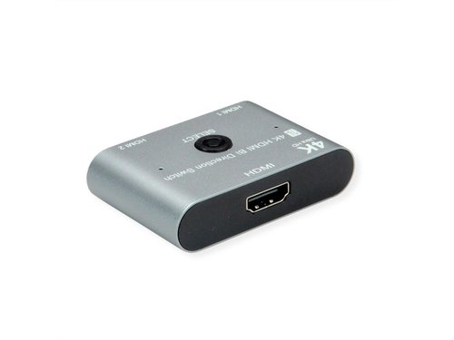 Value Audio/Video Switchbox - Cable - 3840 x 2160 - 4K, 4K UHD, 2K - 2160p - 2 Input Device - 2 Display - Monitor, TV, Pro