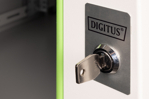 Digitus DN-19 09U-6/6 9U Rackschrank - 482,60 mm Rack-Breite - Grau - Stahl