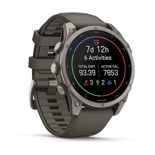 Garmin fēnix 9. Display diagonal: 3.56 cm (1.4"), Display technology: AMOLED, Display resolution: 454 x 454 pixels, Touchs