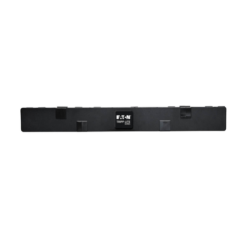 Tripp Lite series SRCABLEDUCT1UHD Kabelbündler - Schwarz - Kabelbündler - 1U Rack Height x 19" Panel Width - Stahl