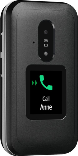 Doro Leva E30 Feature Phone - Flexibler faltbarer Bildschirm - 4G - Schwarz, Weiß - Flip - kein SIM-Lock