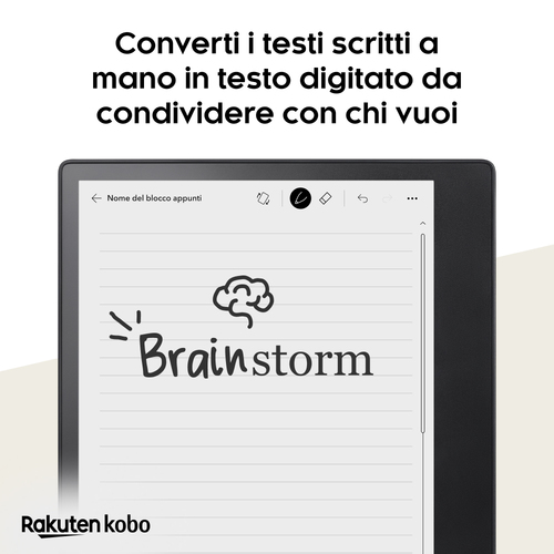 Lettore di testo digitale Kobo Elipsa 2E - 32 GB Flash - 26,2 cm (10,3") Display - Touchscreen - 1404 x 1872 - LAN wireles