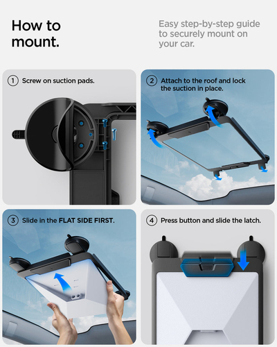 Spigen Vehicle Mount for Satellite Internet System - Black - 22.68 kg Load Capacity