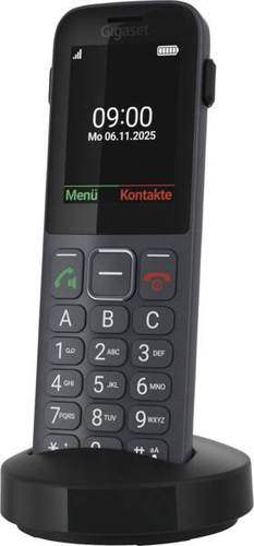 Gigaset Comfort 600 SIM. Formfaktor: Balken. SIM-Kartensteckplätze: Single SIM. Bildschirmdiagonale: 6,1 cm (2.4"), Displa