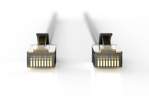 Digitus CAT 6A S/FTP outdoor patch cable, PE, 10 pieces. Cable length: 2 m, Cable standard: Cat6a, Cable shielding: S/FTP 