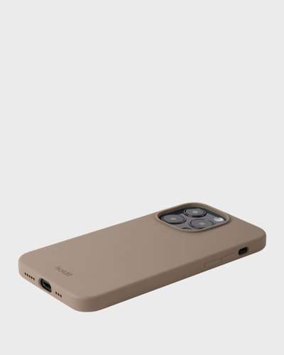 HOLDIT SILICONE CASE IPHONE 15 PRO MOCHA BROWN