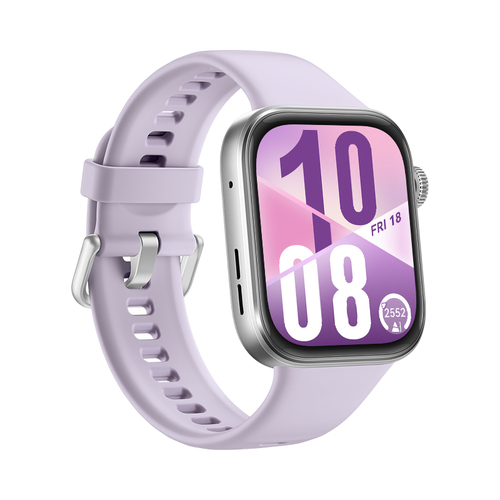 Huawei WATCH FIT 4 Smart Watch - 43 mm Case Height - 9.30 mm Case Thickness - 38 mm Case Width - Purple Band Color - Alumi