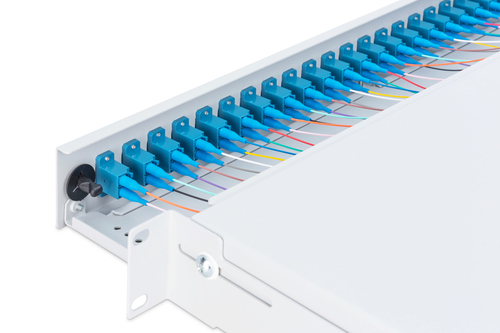Digitus Fiber Optic Splice Box, Equipped, LC, OS2. Connector type: LC, Product colour: Grey, Housing material: Steel. Quan