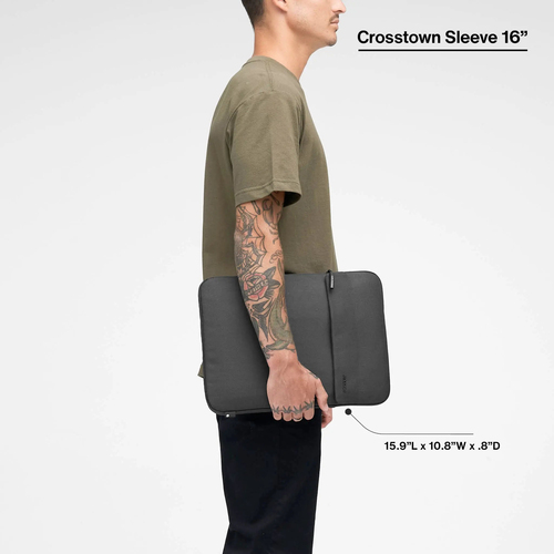 Incase Crosstown Hülle mit Woolenex für Tablets von bis zu 16 Zoll (ca. 41 cm). Etui-Typ: Schutzhülle, Maximale Bildschirm