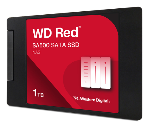 Unità stato solido WD Red SA500 WDS100T1R0A - 2,5" Interno - 1 TB - SATA (SATA/600) - NAS Dispositivo supportato - 600 TB 