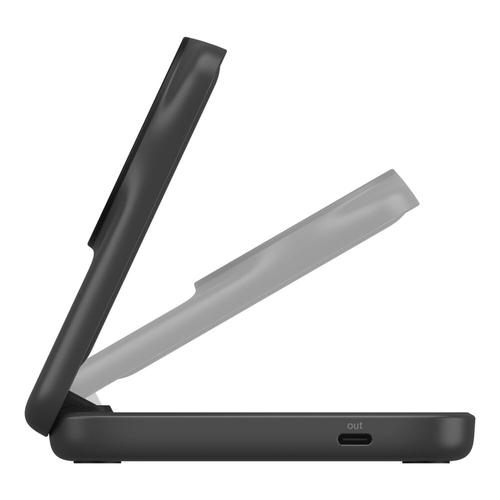 Belkin UltraCharge Induktionsladegerät - Schwarz - für Qi2-fähiges Gerät, iPhone, AirPod, Smartwatch - Eingangsstecker: US